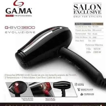 Secador de pelo gamma Profesional Gevo 3800