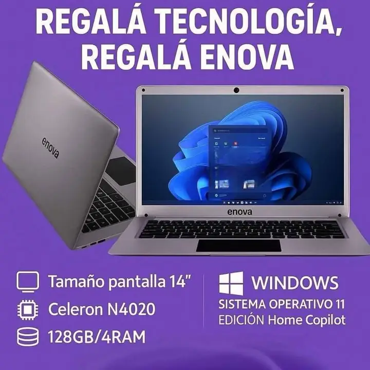 Notebook Enova N4020 intel celerton 128/4