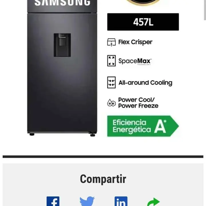 Samsung RT44 c/DISPENSER black inverter