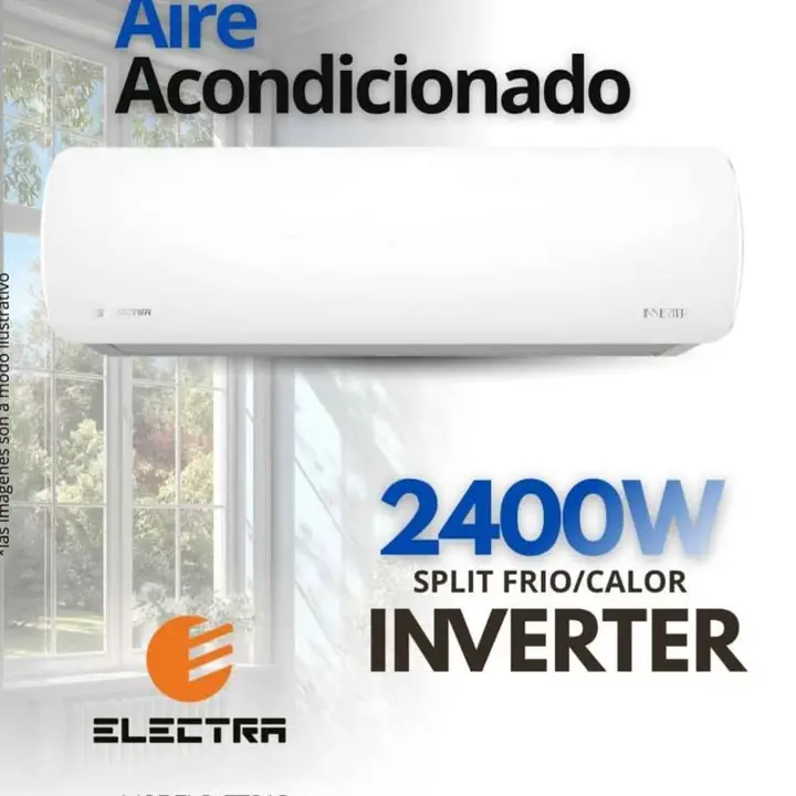 Aire acondicionado electra 2400W inverter frio/calor