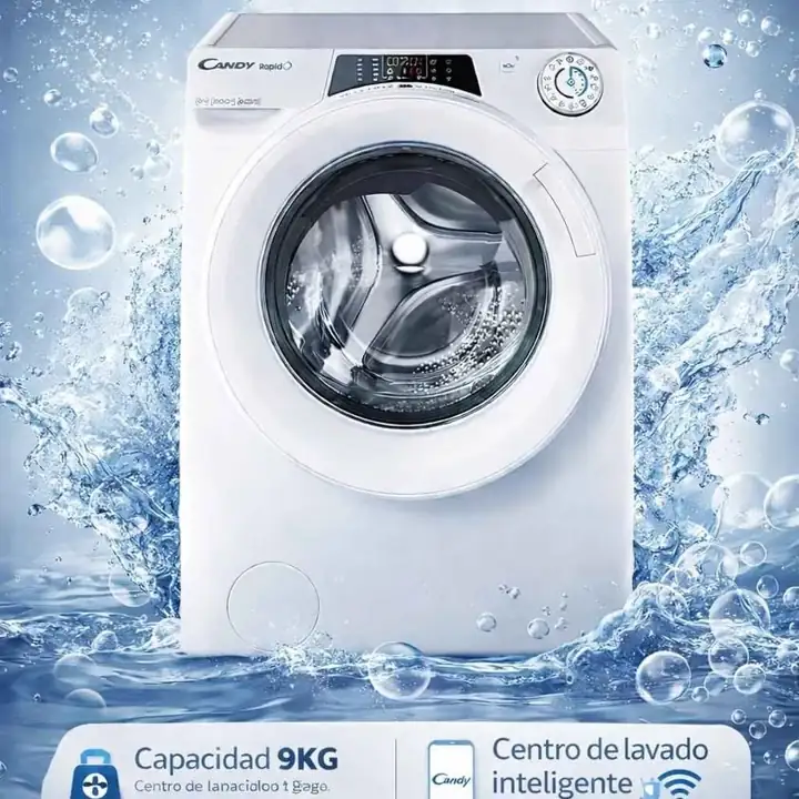 Lavarropas Candy 9 KG inverter
