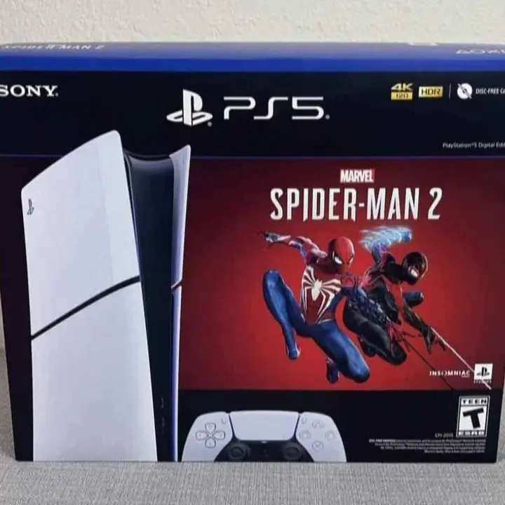 PlayStation 5 slim 1TB digital + spiderman 2