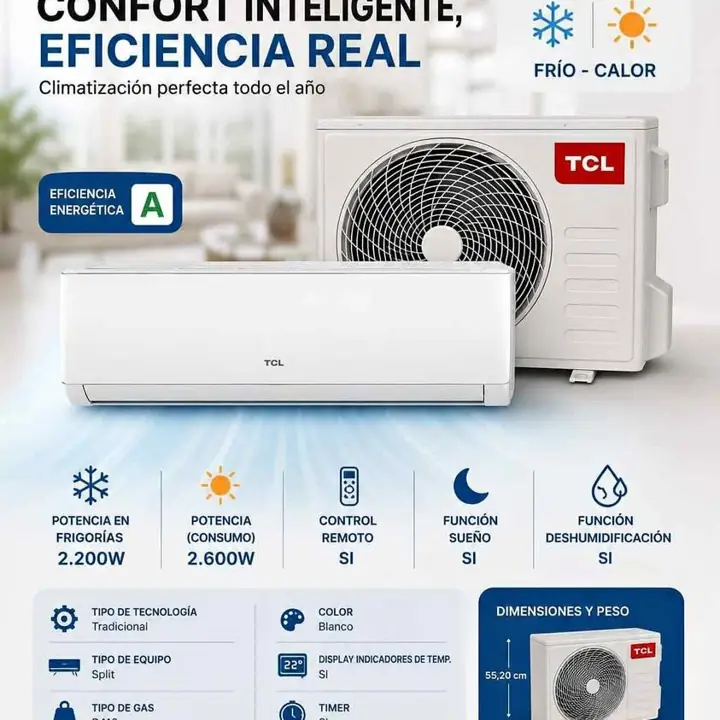 Aire acondicionado TCL 2600W