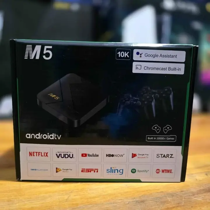 M5 Android TV, consola de juego + TV box, ya programado
