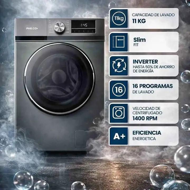 Lavarropas Philco 11k