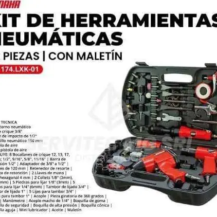 Kit de herramientas neumatica omaha
