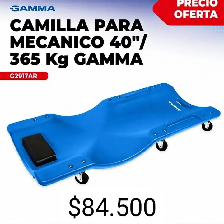 Camilla mecánico gamma