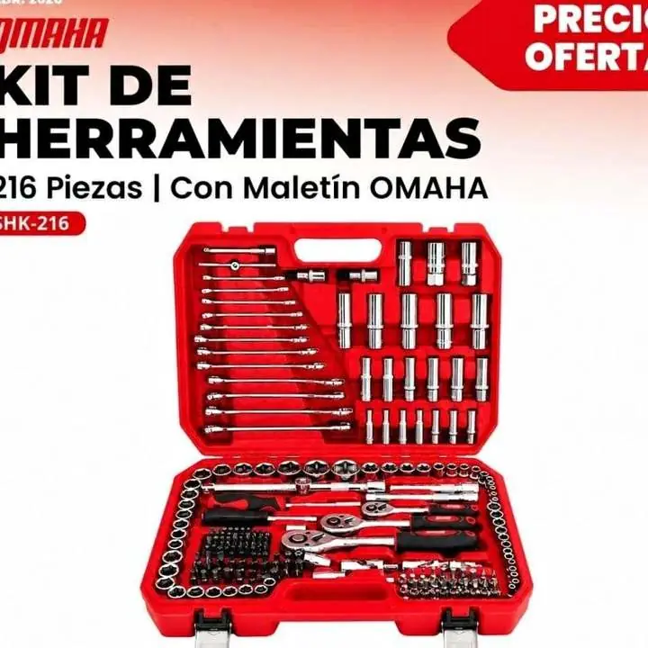 Kit de herramienta de 216 piezas