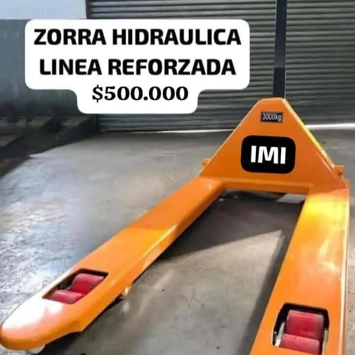 Zorra hidráulica 3.3 toneladas