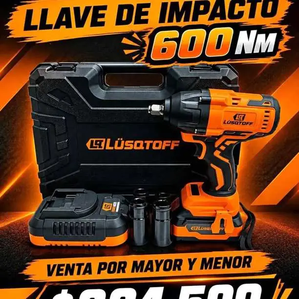 Llave de impacto en media a batería 600 nm