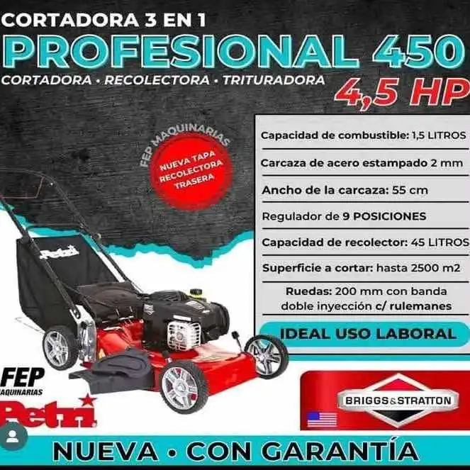Corta césped naftera