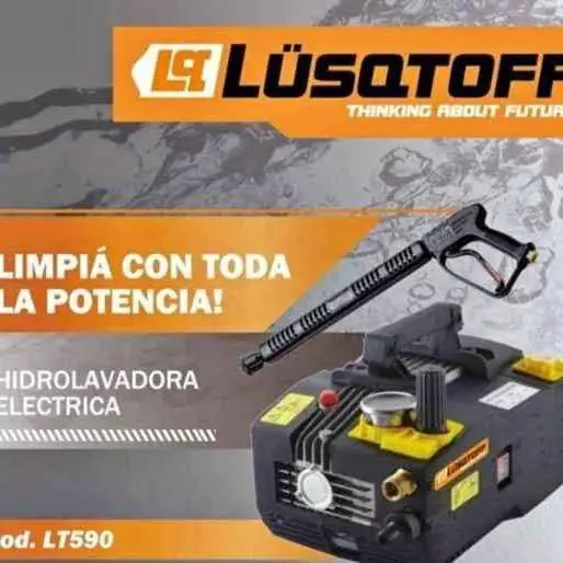 Hidrolavadora alta presión electrica a pistón lusqtoff