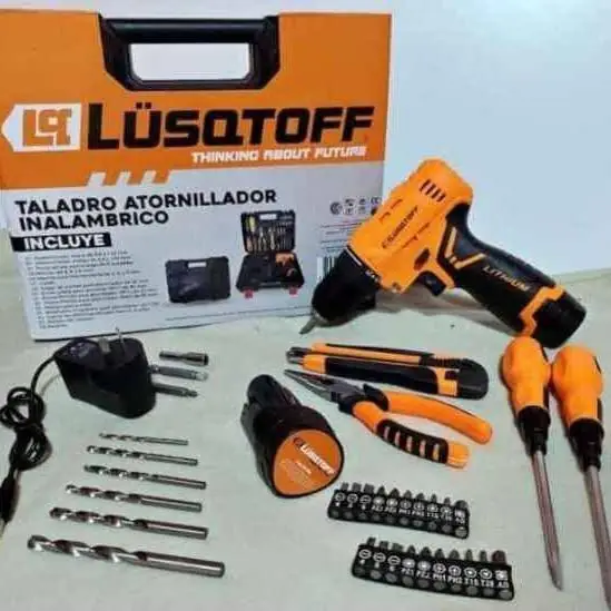 Atornillador a batería lusqtoff