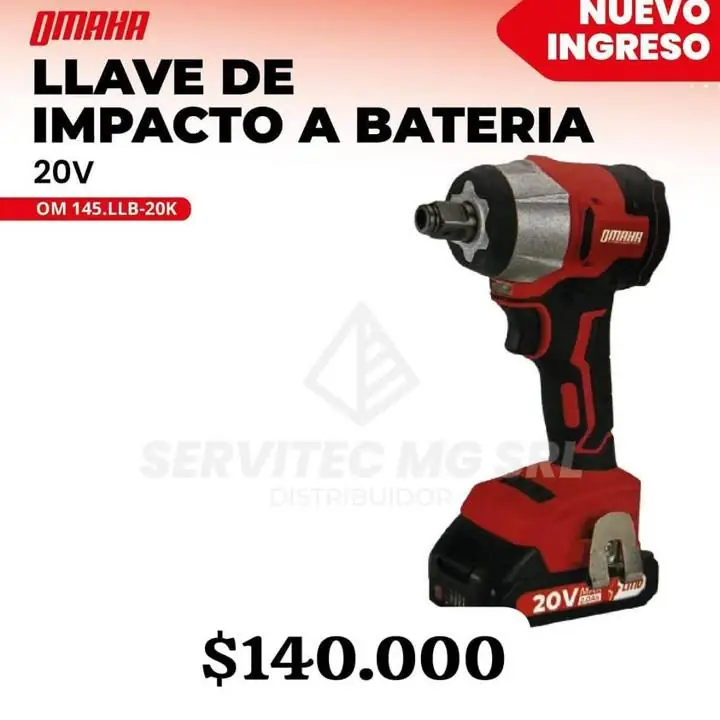 Llave de impacto de media omaha
