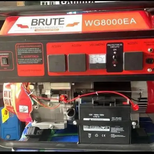 Generador brute monofásico y trifásico 6.500