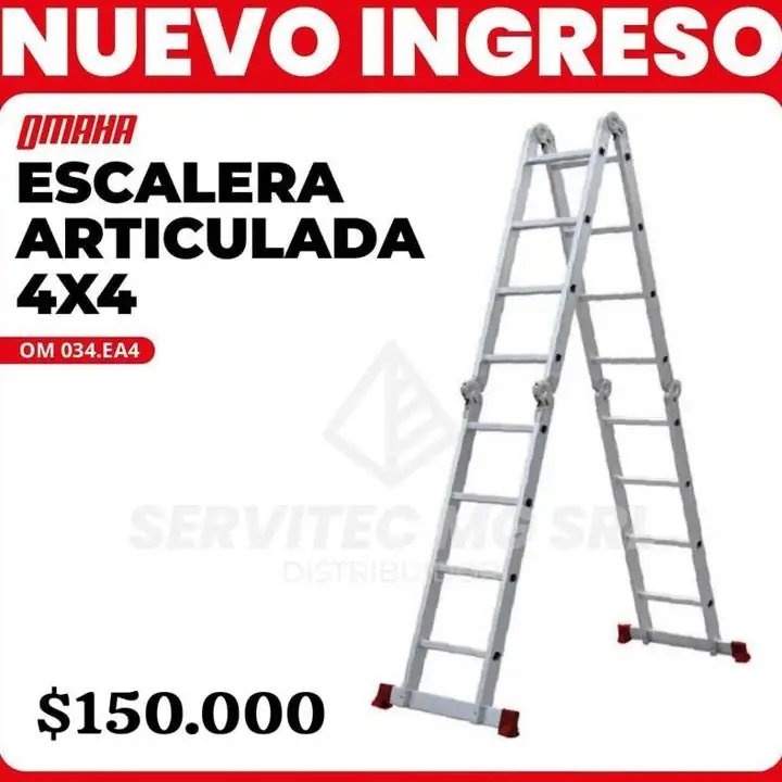 Escalera 4x4 omaha