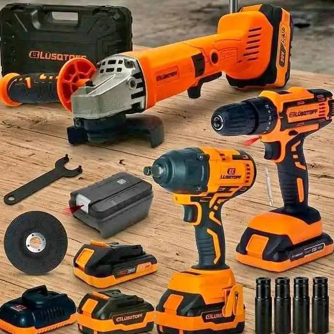 Taladro amoladora y llave de impacto 600nm