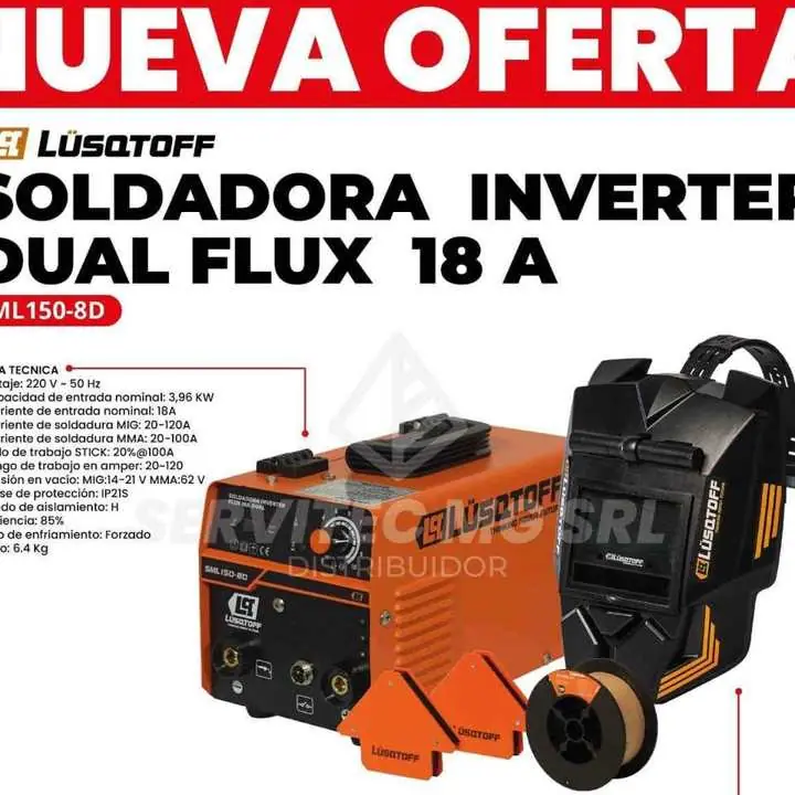 Soldadora invierte dual flux 18A