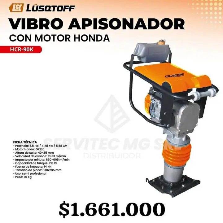 Vibró apisonadora lusqtoff