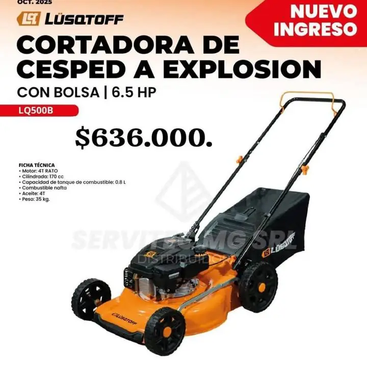 Corta césped a explosión lusqtoff