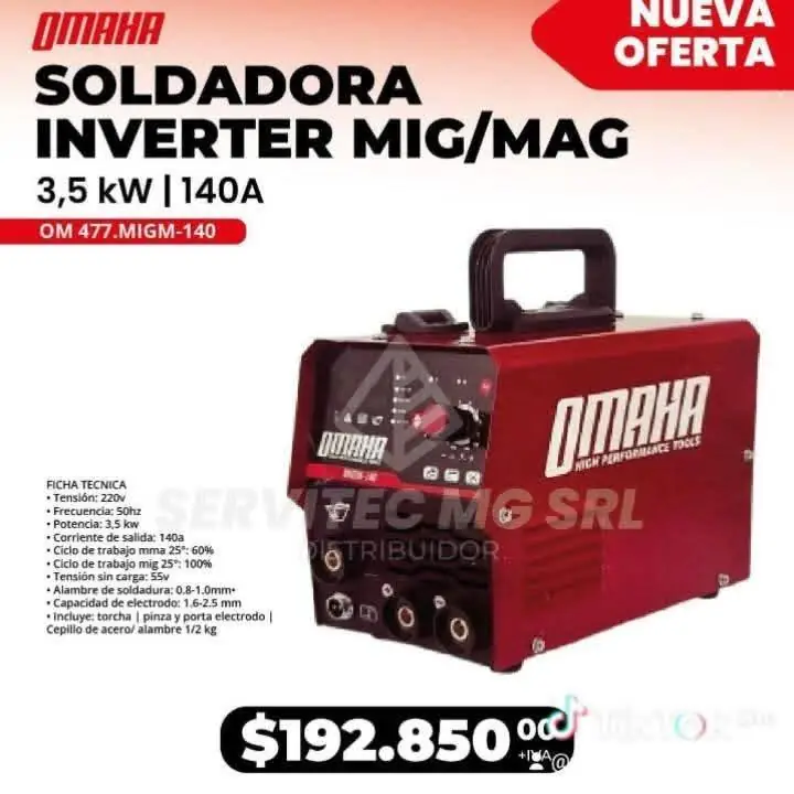 Soldadora omaha