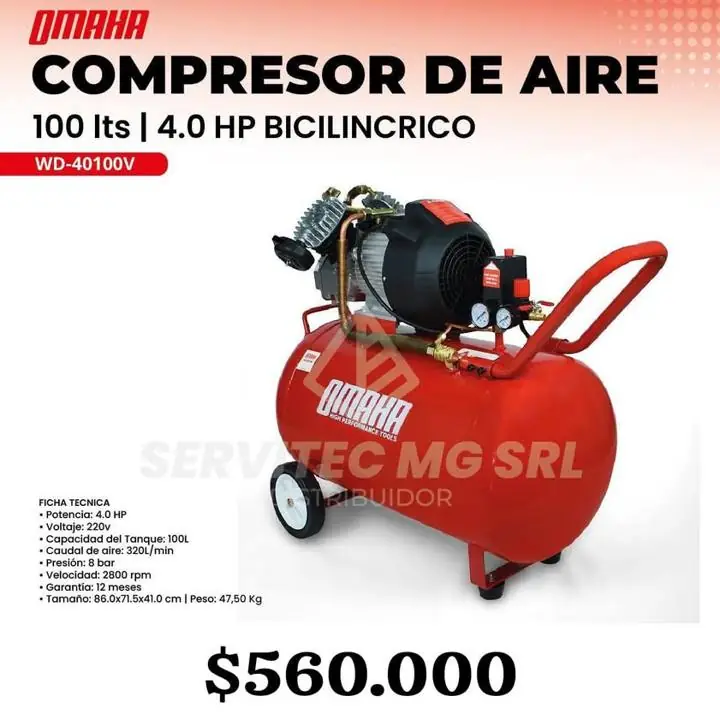 Compresor 100 litros