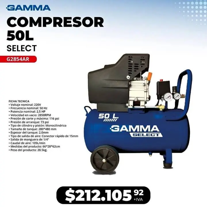 Compresor 50 litros