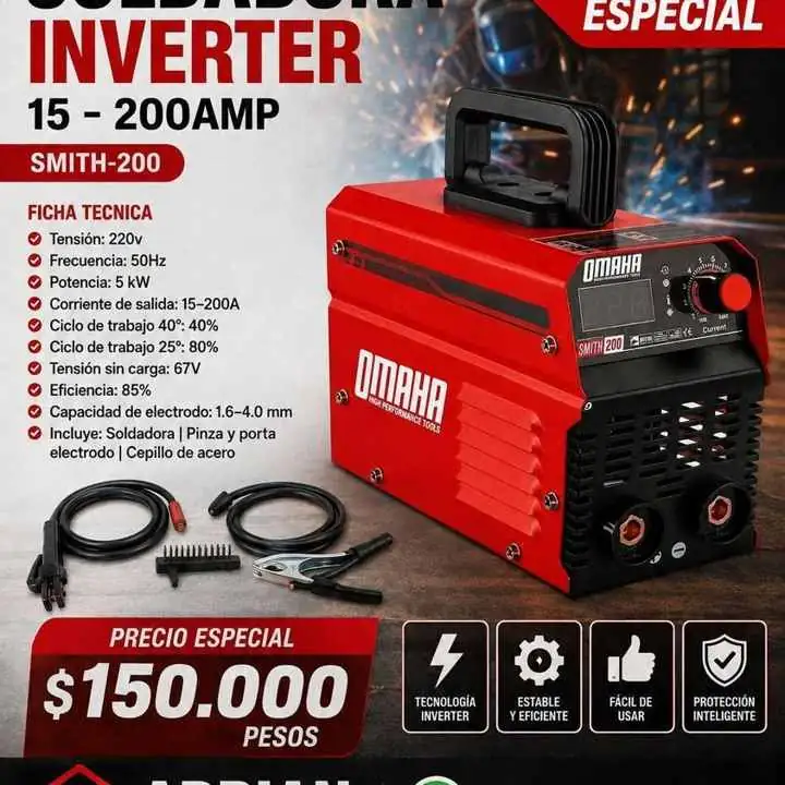 Soldador+inverte+200+amp