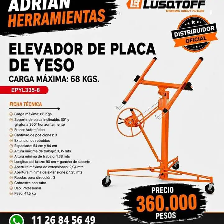 Elevador de placas lusqtoff