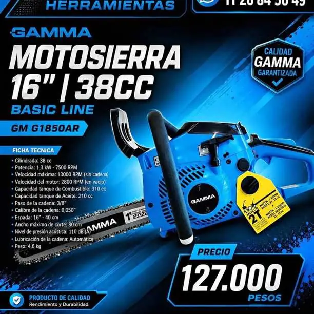 Motosierra gamma