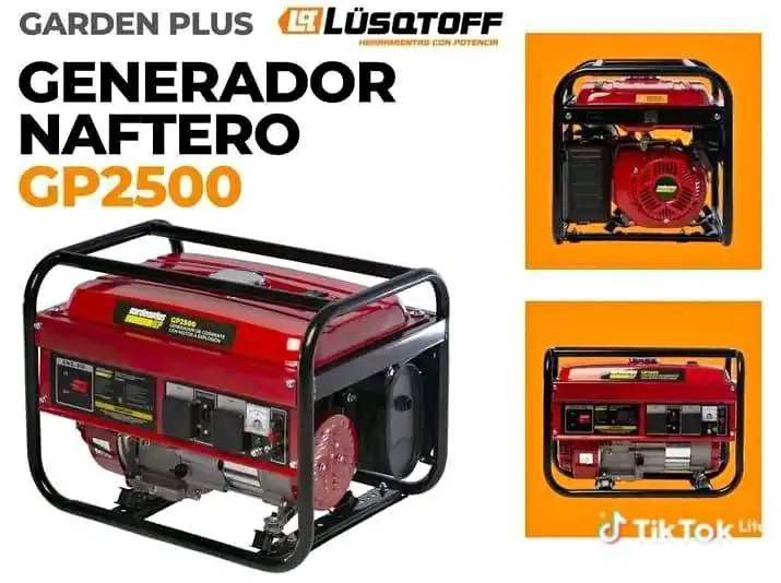 Generador monofásico arranque manual