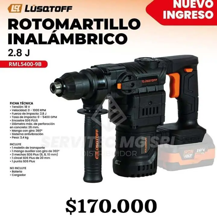 Martillo inalámbrico