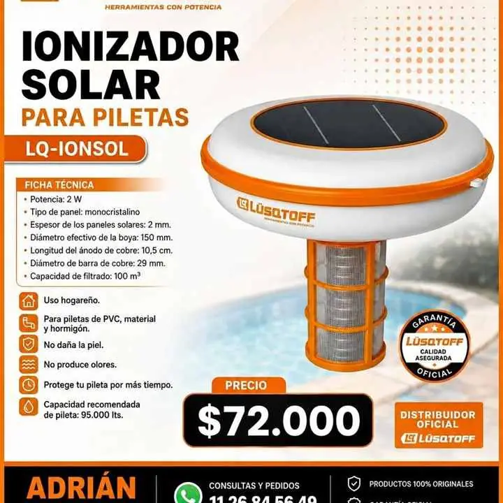 Ionizador solar lusqtoff