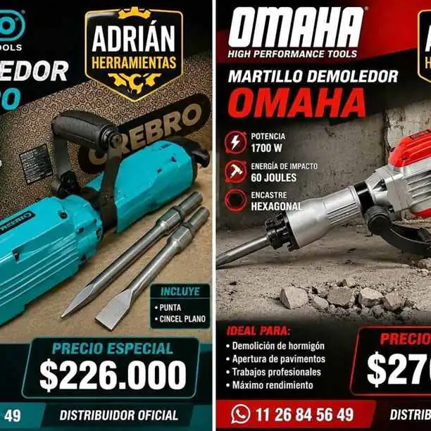 Demoledor orebro y Omaha