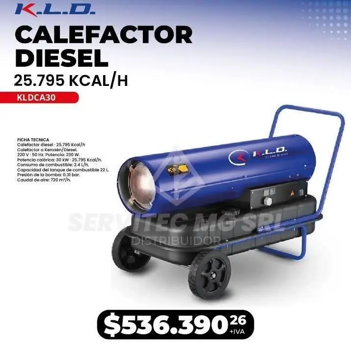 Calefactor diesel kld