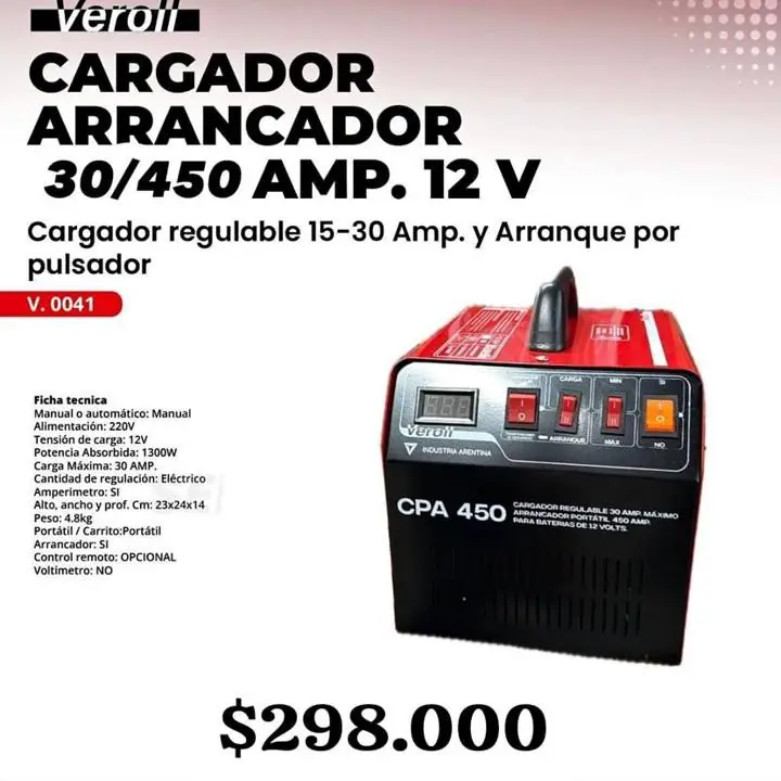 Cargador verroll