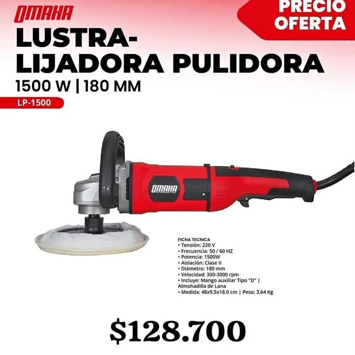 Lustradora pulidora Omaha