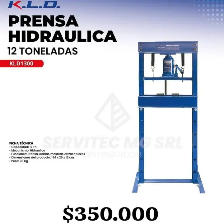 Prensa hidráulica kld
