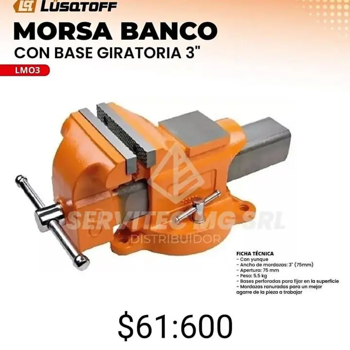 Morsas+de+banco+lusqtoff+