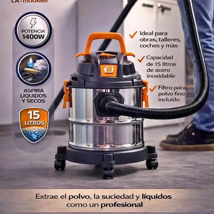 Aspiradora lusqtoff 15 litros