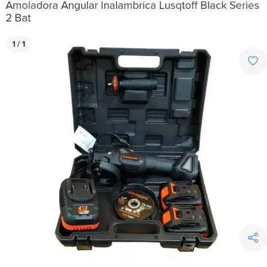 Amoladora lusqtoff línea black a batería