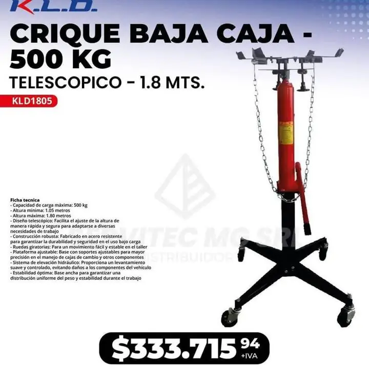 Crique kld extra chato y baja caja