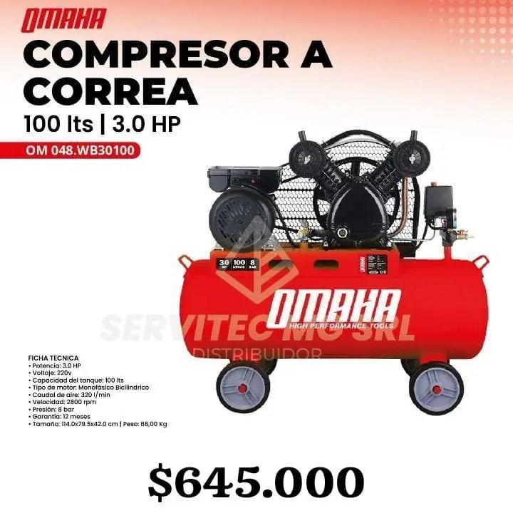 Compresor 150 l Omaha