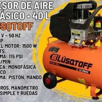 Comprésor lusqtoff de 40 litros ( no trae kit solo compresor) garantia oficial lusqtoff 24 meses