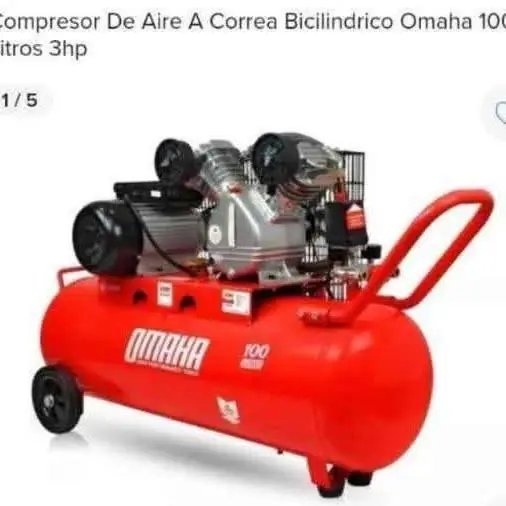 Compresor omaha bicilíndrico de 100 litros