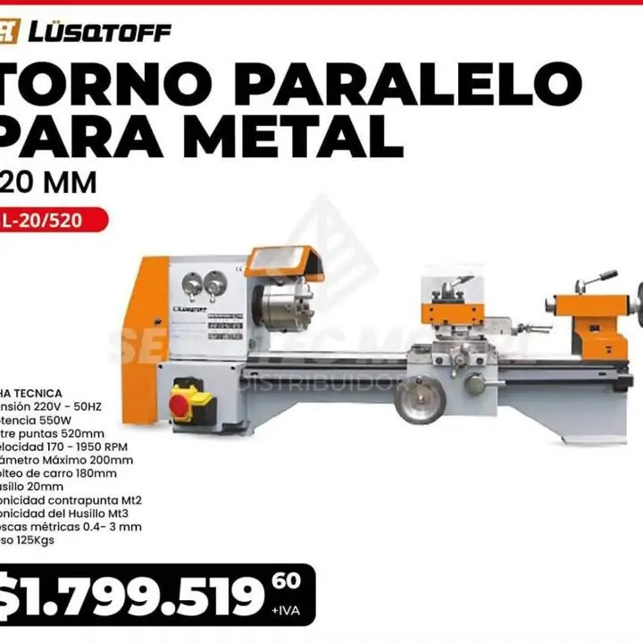 Torno lusqtoff varios modelos