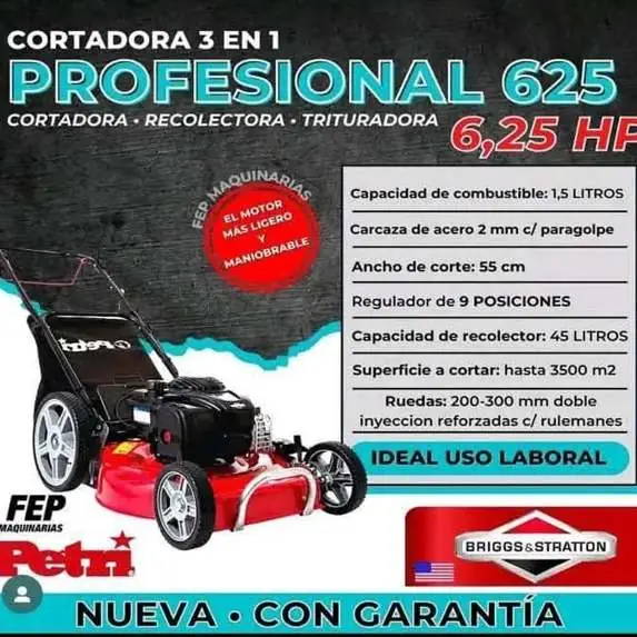 Corta césped Petri