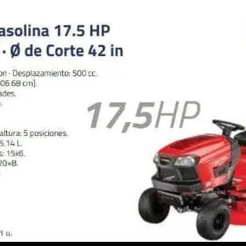 Mini tractor corta césped importado