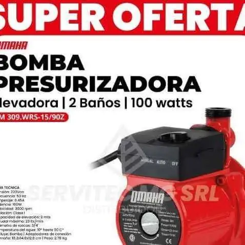 Bomba presurizadora omaha