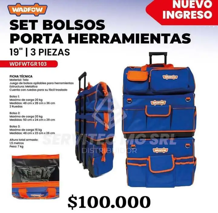 Set de bolsos Porta herramienta wadfow